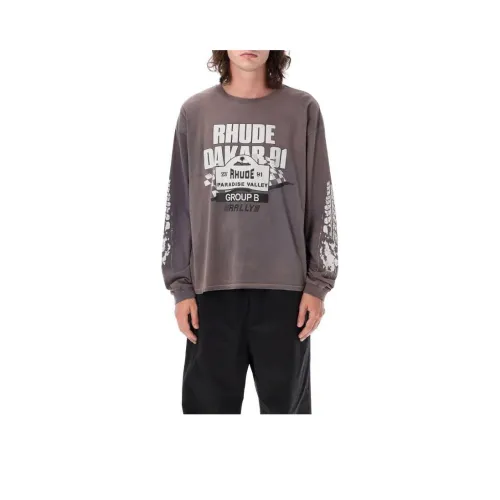 RHUDE Коричневый Мужской Свитшот