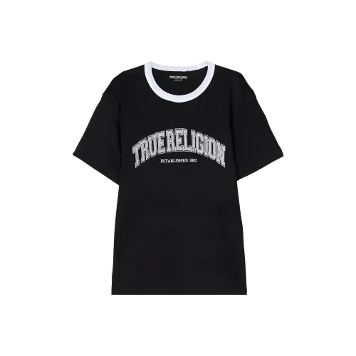 TRUE RELIGION T Рубашка Мужская Черная