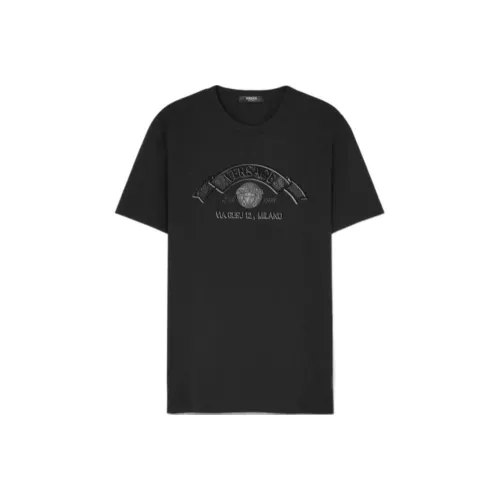 VERSACE SS24 T Рубашка Мужская Черная