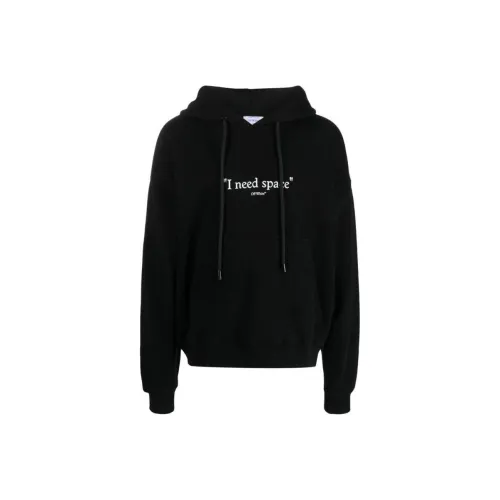 Off Белый Черный Мужские Толстовки