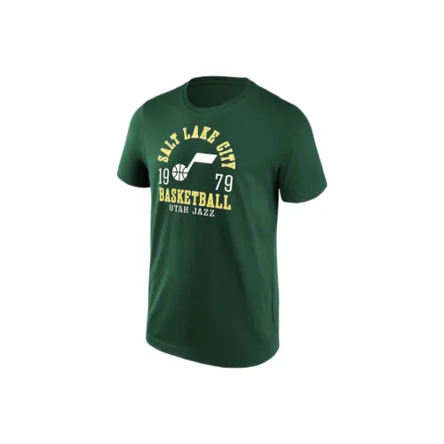 NBA Utah Jazz T-Shirt Мужская Зеленая Желтая