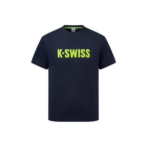 K·SWISS Синие Унисекс Футболки