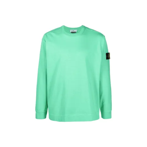 STONE ISLAND Толстовка Мужская Ярко-Зеленая