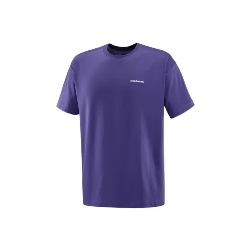 SALOMON T Рубашка Мужская Starry Фиолетовый