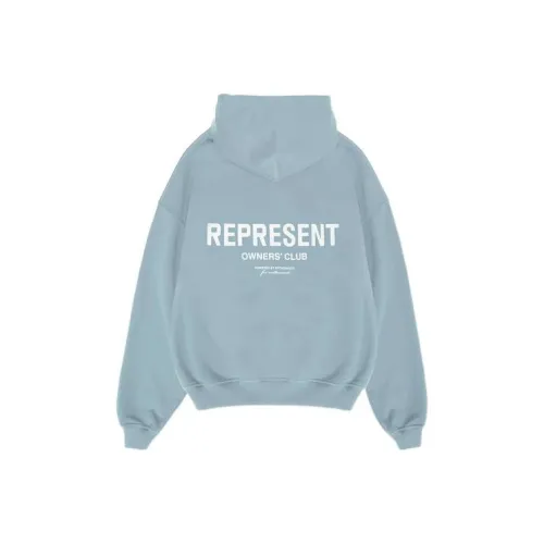 REPRESENT Светло-синие мужские свитшоты