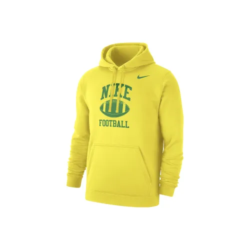 Nike Football Club Флис Толстовка Мужской Лимон