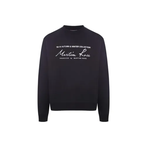 MARTINE ROSE Черные Мужские Свитшоты