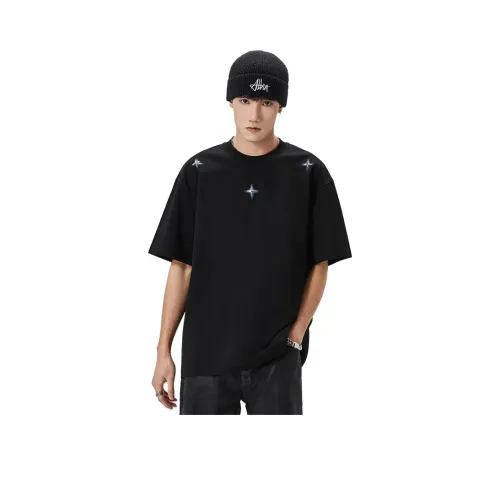 ALL IN T Рубашка Мужская Ночь Черный