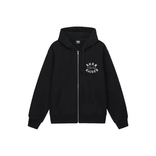 Stussy X BORN X RAISED Co TITLED Series Черный Унисекс Свитшоты
