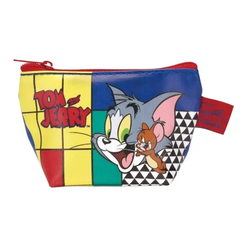 SKATER Tom And Jerry Collaboration Синтетическая кожа Монетница Мини Унисекс Синий и Многоцветный
