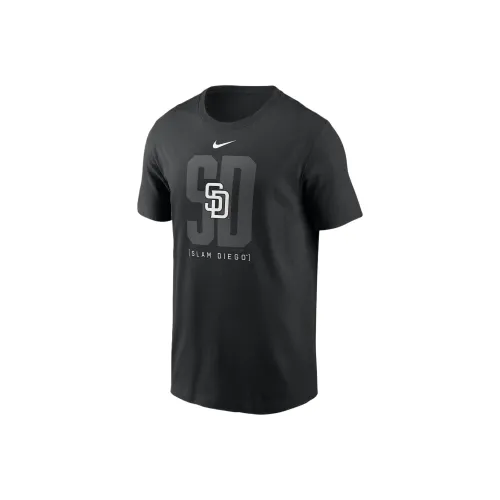 nike x MLB San Diego Padres Модный Local T Рубашка Мужская Черная