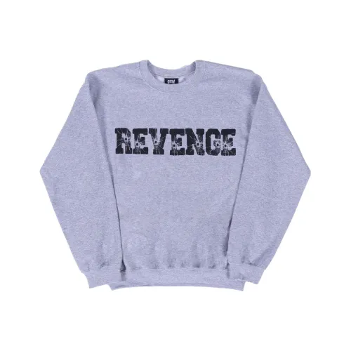 Revenge Bullet Hole CREWNECK GREY Толстовка Унисекс Серый