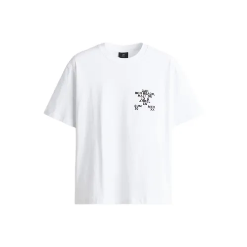 H&M Белая унисекс футболка