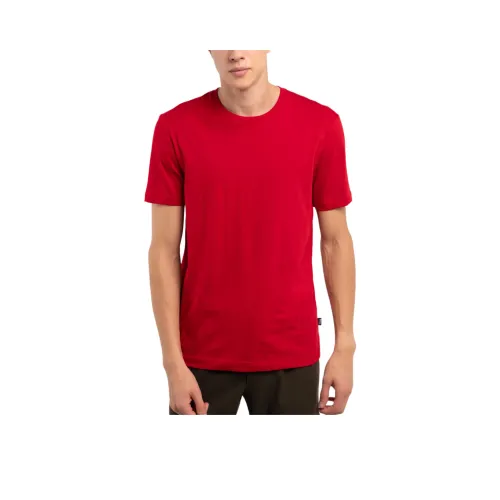 Hugo Boss Red Men's T-Shirts Hugo Boss Красные Мужские Футболки
