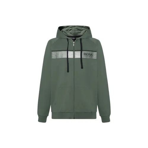 Hugo Boss Зеленый Мужской Свитшот
