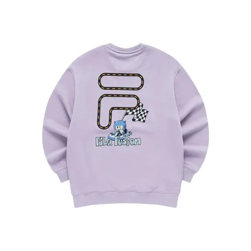 FILA FUSION FOB Series Фантастический Фиолетовый Унисекс Свитшоты