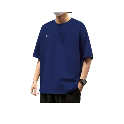 QIAODAN T-Рубашка Мужская Затменный Синий