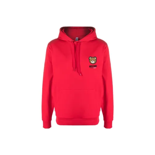MOSCHINO Red Men's Sweatshirts MOSCHINO Красный Мужские Толстовки