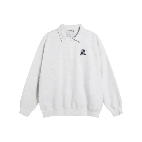 TIKIMOMOKA Polo воротник Свободный крой Толстовка Унисекс