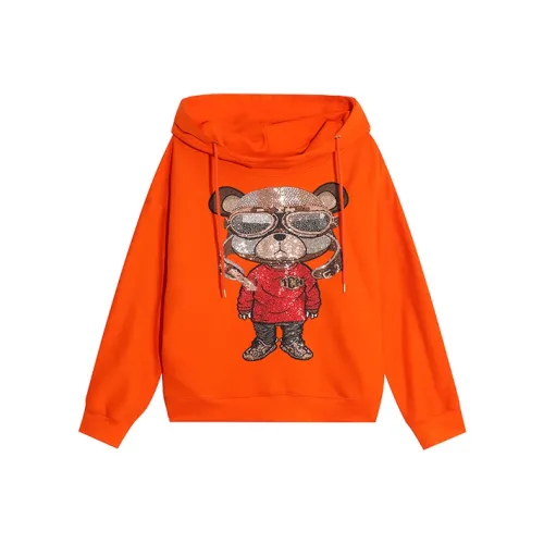 TCH Оранжевый Красный Унисекс Свитшоты