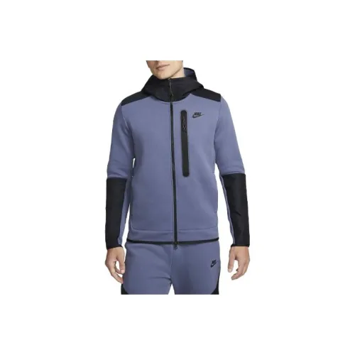 nike Sportswear Tech Fleece Толстовка Мужская Размытый Синий