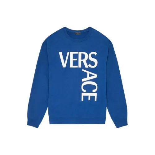 VERSACE Sapphire Blue Мужские Свитшоты