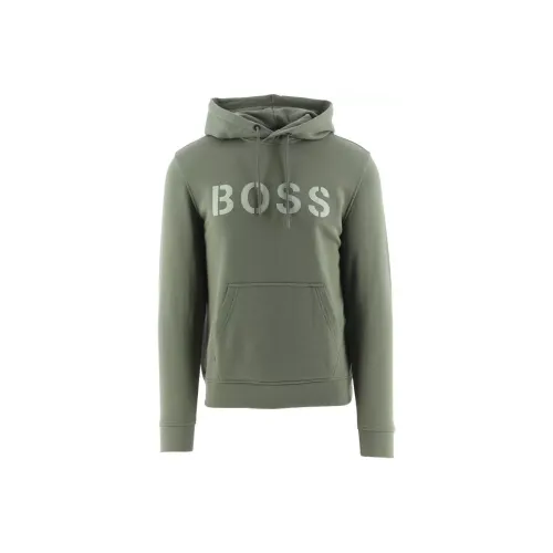 Hugo Boss Свитшот Мужской Зеленый