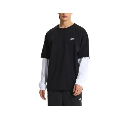 New Balance совместная футболка T Мужская Черная