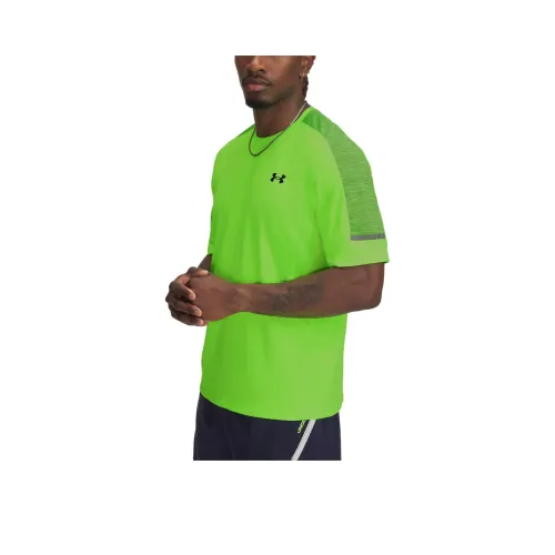 Under Armour Tech T-Shirt Мужская Неоновый Зеленый