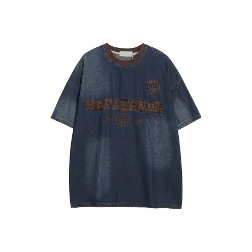 GBXM Джинсовый синий Унисекс Футболка