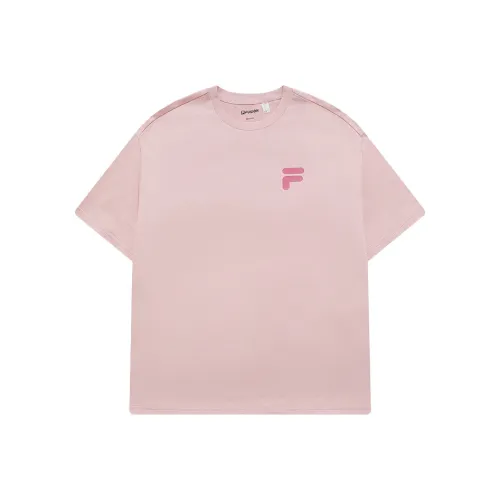 FILA FUSION FOB series T-Shirt Унисекс Юность Розовый