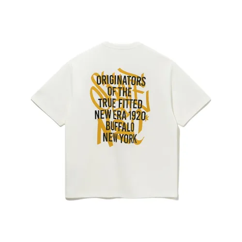 New Era Белый Унисекс Футболка