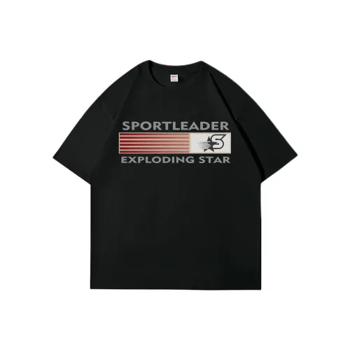 SportLeader T-Shirt Унисекс Черный
