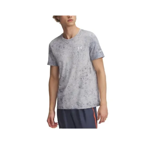 Under Armour Seamless Stride SS25 T-Shirt Мужской Rain Gray