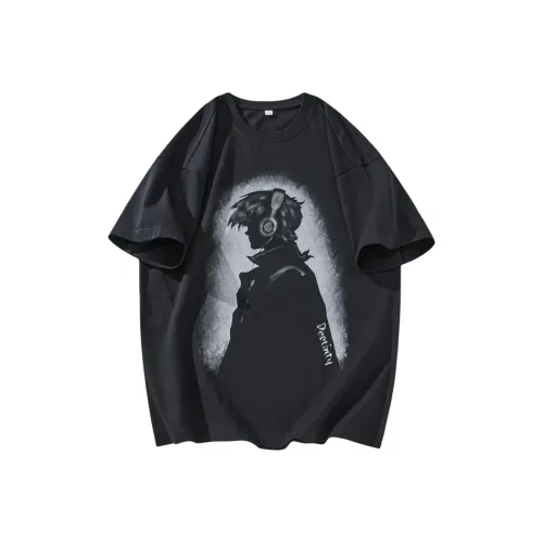 & V & Черные Мужские T-Рубашки