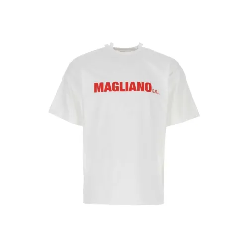 Magliano Белая Мужская T-Рубашка