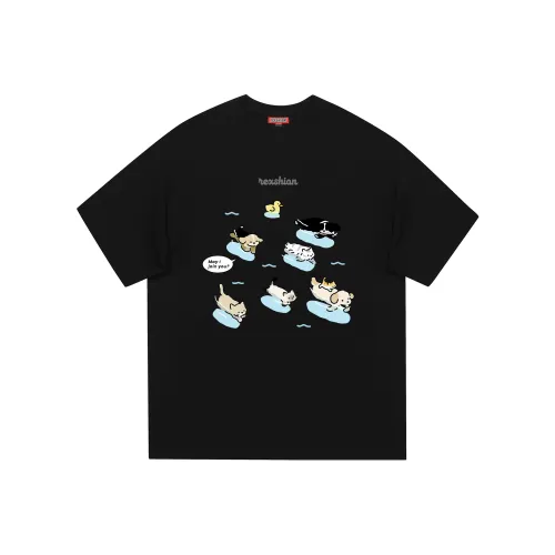 REXSHION Короткий рукав T-рубашки унисекс