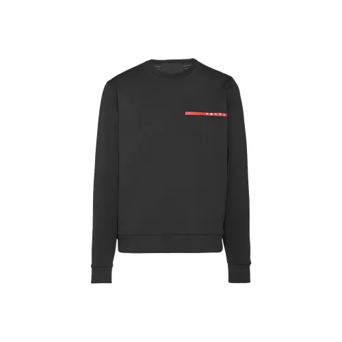 PRADA Мужские черные свитшоты