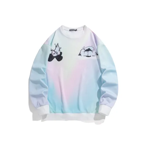 FireMonkey Голубой и розовый Унисекс Свитшоты
