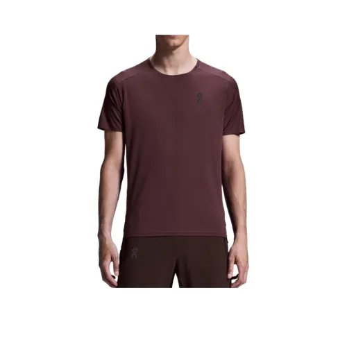 On Performance T 3 T Рубашка Мужская Mulberry Фиолетовая