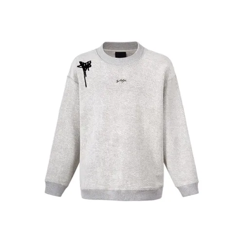 YLDP Вересковый серый Унисекс Свитшоты