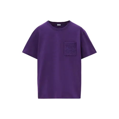 LOEWE Совместное издание Розово-фиолетовые Мужские T-рубашки