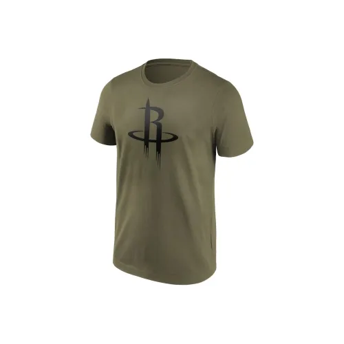 NBA Houston Rockets Fanatics T-Shirt Мужская Оливково-зеленая