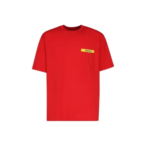 Ferrari Red Men's T-Shirts Феррари Красный Мужские Футболки