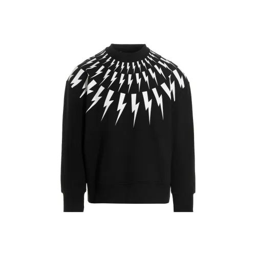 Neil Barrett Свитшот Мужской Черный