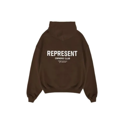 REPRESENT Коричневый Мужской Свитшот