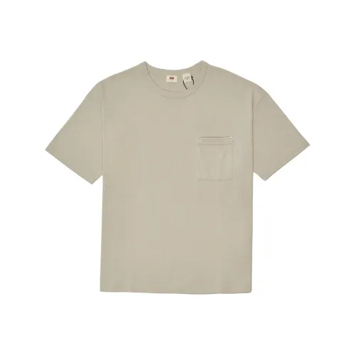 Levi's T-Shirt Мужской Зеленый Серый