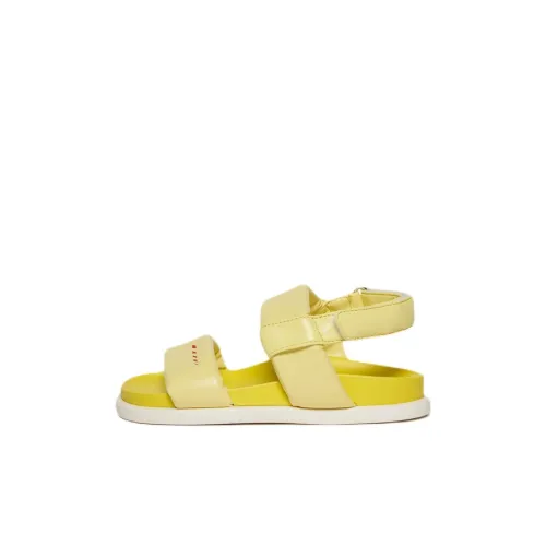 MARNI Fussbett Низкий Топ Детские Сандалии Желтые Детские