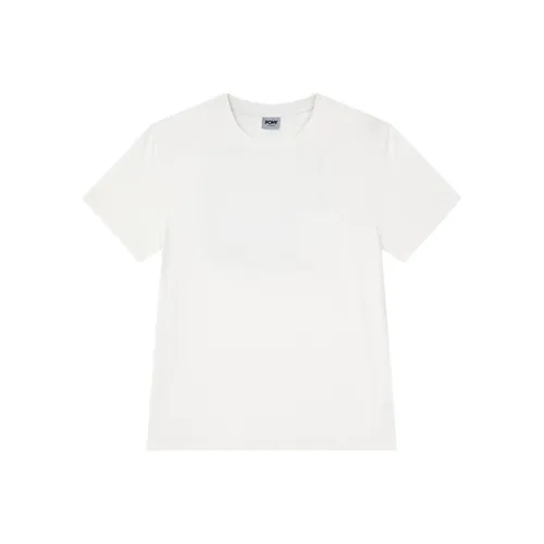 Pony Белый Мужская T-Рубашка