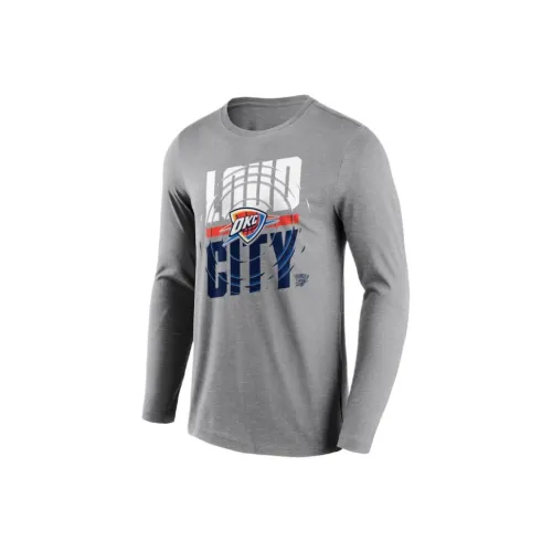 NBA x Fanatics Oklahoma City Thunder T-Shirt Мужская Серого цвета